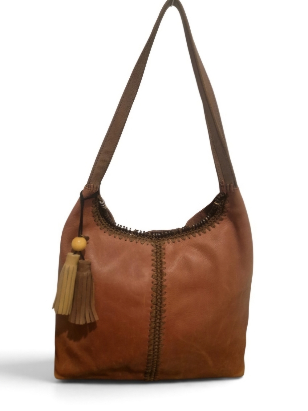 The Sak Leather Hobo Shoulder Bag Slouchy Soft Minimalist